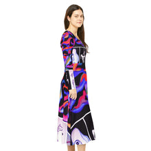 Load image into Gallery viewer, Women's Long Sleeve Dance Dress (AOP)