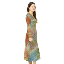 Load image into Gallery viewer, Women's Long Sleeve Dance Dress (AOP)