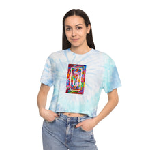 Load image into Gallery viewer, Women's Tie-Dye Crop Tee