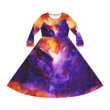 Load image into Gallery viewer, Women's Long Sleeve Dance Dress (AOP)