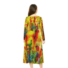 Load image into Gallery viewer, Women's Long Sleeve Dance Dress