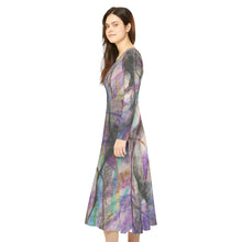 Load image into Gallery viewer, Women's Long Sleeve Dance Dress (AOP)