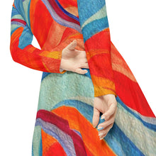 Load image into Gallery viewer, Women's Long Sleeve Dance Dress