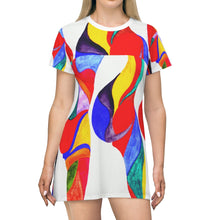 Load image into Gallery viewer, All Over Print T-Shirt Dress