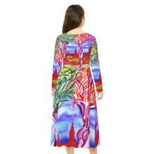Load image into Gallery viewer, Women's Long Sleeve Dance Dress (AOP)