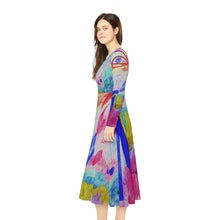 Load image into Gallery viewer, Women's Long Sleeve Dance Dress