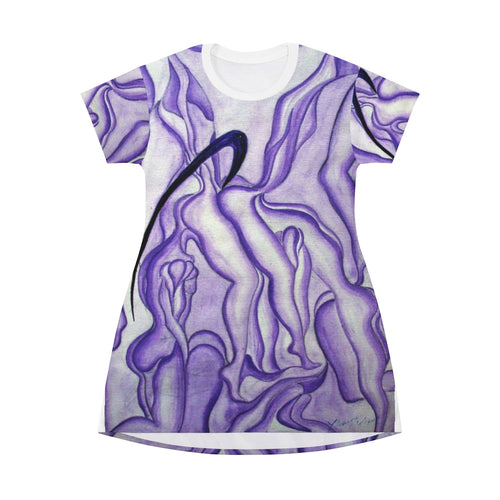 All Over Print T-Shirt Dress