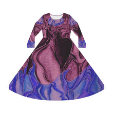 Load image into Gallery viewer, Women's Long Sleeve Dance Dress