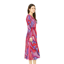 Load image into Gallery viewer, Women's Long Sleeve Dance Dress