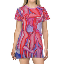 Load image into Gallery viewer, All Over Print T-Shirt Dress