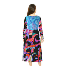 Load image into Gallery viewer, Women's Long Sleeve Dance Dress