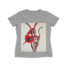 Load image into Gallery viewer, Women's Heather Wicking Tee