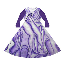 Load image into Gallery viewer, Women's Long Sleeve Dance Dress