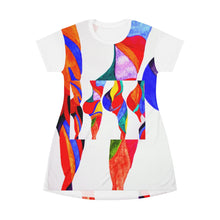 Load image into Gallery viewer, All Over Print T-Shirt Dress