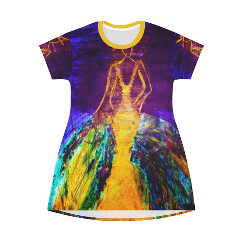 All Over Print T-Shirt Dress