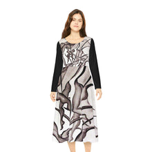 Load image into Gallery viewer, Women's Long Sleeve Dance Dress