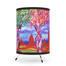 Load image into Gallery viewer, Tripod Lamp with High-Res Printed Shade, US\CA plug