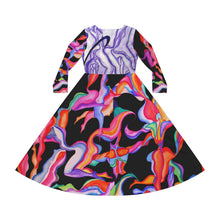 Load image into Gallery viewer, Women's Long Sleeve Dance Dress