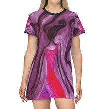 Load image into Gallery viewer, All Over Print T-Shirt Dress