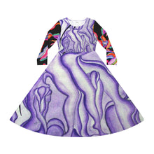 Load image into Gallery viewer, Women's Long Sleeve Dance Dress