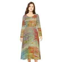 Load image into Gallery viewer, Women's Long Sleeve Dance Dress (AOP)