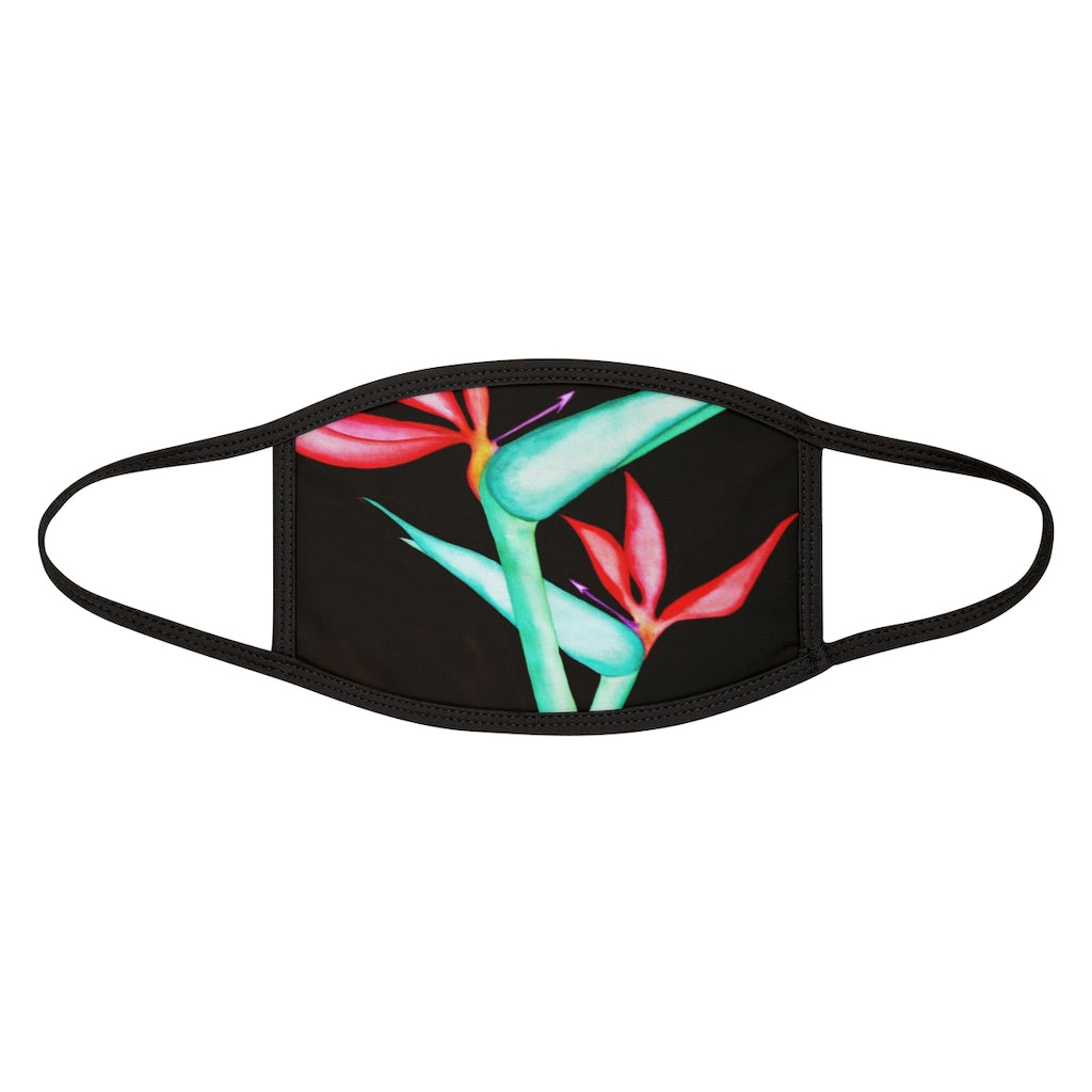 Birds of Paradise Mixed-Fabric Face Mask