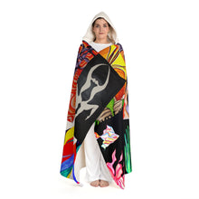 Load image into Gallery viewer, Hooded Sherpa Fleece Blanket