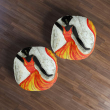 Load image into Gallery viewer, Tufted Floor Pillow, Round