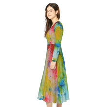 Load image into Gallery viewer, Women's Long Sleeve Dance Dress (AOP)