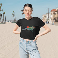 Load image into Gallery viewer, Women's Flowy Cropped Tee
