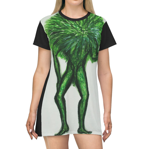 All Over Print T-Shirt Dress