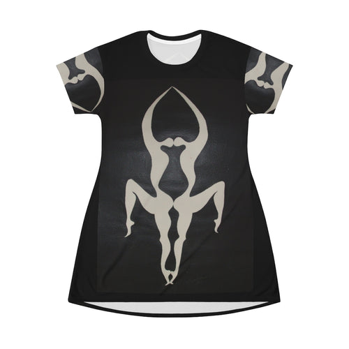 All Over Print T-Shirt Dress