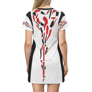 All Over Print T-Shirt Dress