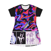 Load image into Gallery viewer, All Over Print T-Shirt Dress