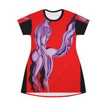 Load image into Gallery viewer, All Over Print T-Shirt Dress