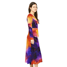 Load image into Gallery viewer, Women's Long Sleeve Dance Dress (AOP)
