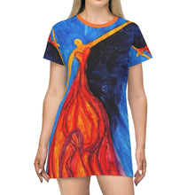 Load image into Gallery viewer, All Over Print T-Shirt Dress