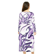 Load image into Gallery viewer, Women's Long Sleeve Dance Dress (AOP)