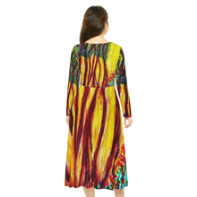 Load image into Gallery viewer, Women's Long Sleeve Dance Dress