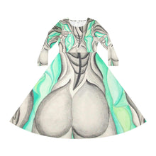 Load image into Gallery viewer, Women's Long Sleeve Dance Dress