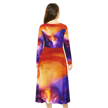 Load image into Gallery viewer, Women's Long Sleeve Dance Dress (AOP)