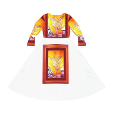 Load image into Gallery viewer, Women's Long Sleeve Dance Dress (AOP)