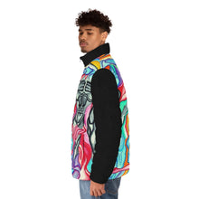Load image into Gallery viewer, Men&#39;s Puffer Jacket (AOP)