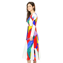 Load image into Gallery viewer, Women's Long Sleeve Dance Dress (AOP)