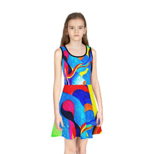 Load image into Gallery viewer, Girls&#39; Sleeveless Sundress (AOP)