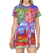 Load image into Gallery viewer, All Over Print T-Shirt Dress