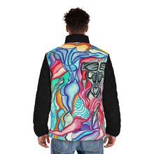 Load image into Gallery viewer, Men&#39;s Puffer Jacket (AOP)