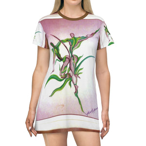 All Over Print T-Shirt Dress