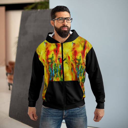 AOP Unisex Zip Hoodie