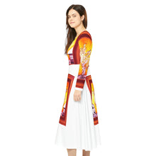 Load image into Gallery viewer, Women's Long Sleeve Dance Dress (AOP)